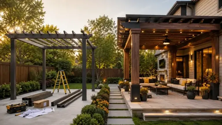 Compare modern pergola options: Architectural Shade Analysis
