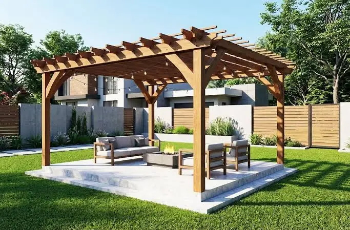 Fiberglass Pergola Design Plans Structural Engineering Pultrusion Mechanics and Architectural Specifications